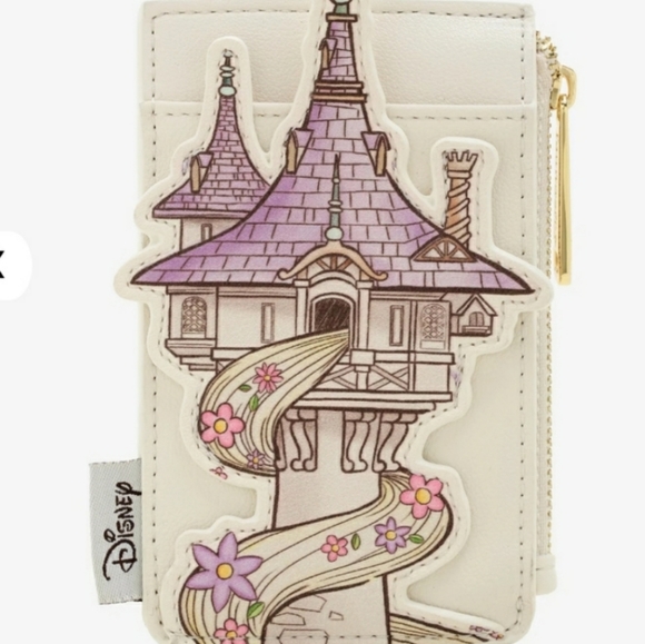 NWT Loungefly Disney Tangled Castle Wallet - Picture 2 of 7